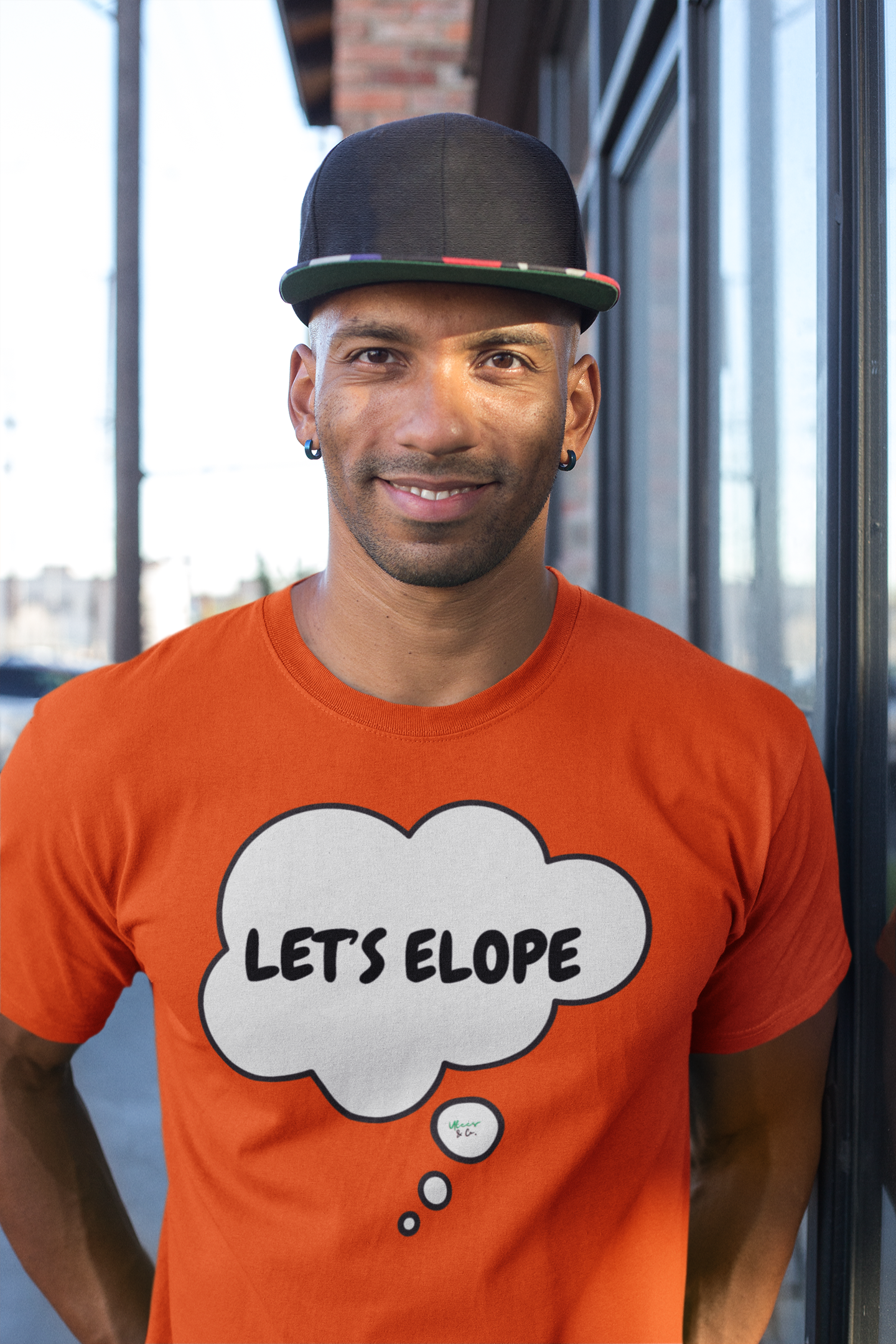 LET'S ELOPE WEDDING T-SHIRT WEDDING FAVORS BRIDE GIFT FOR BACHLORETTE TSHIRT IN THOUGHT BUBBLE UNISEX TSHIRT GIFT FOR A FIANCE OR FIANCÉE GIFT FOR BRIDAL PARTY FUTURE BRIDE T SHIRT BACHELOR SHIRT GROOM GIFT BACHLOR PARTY GIFT FOR FUTURE GROOM