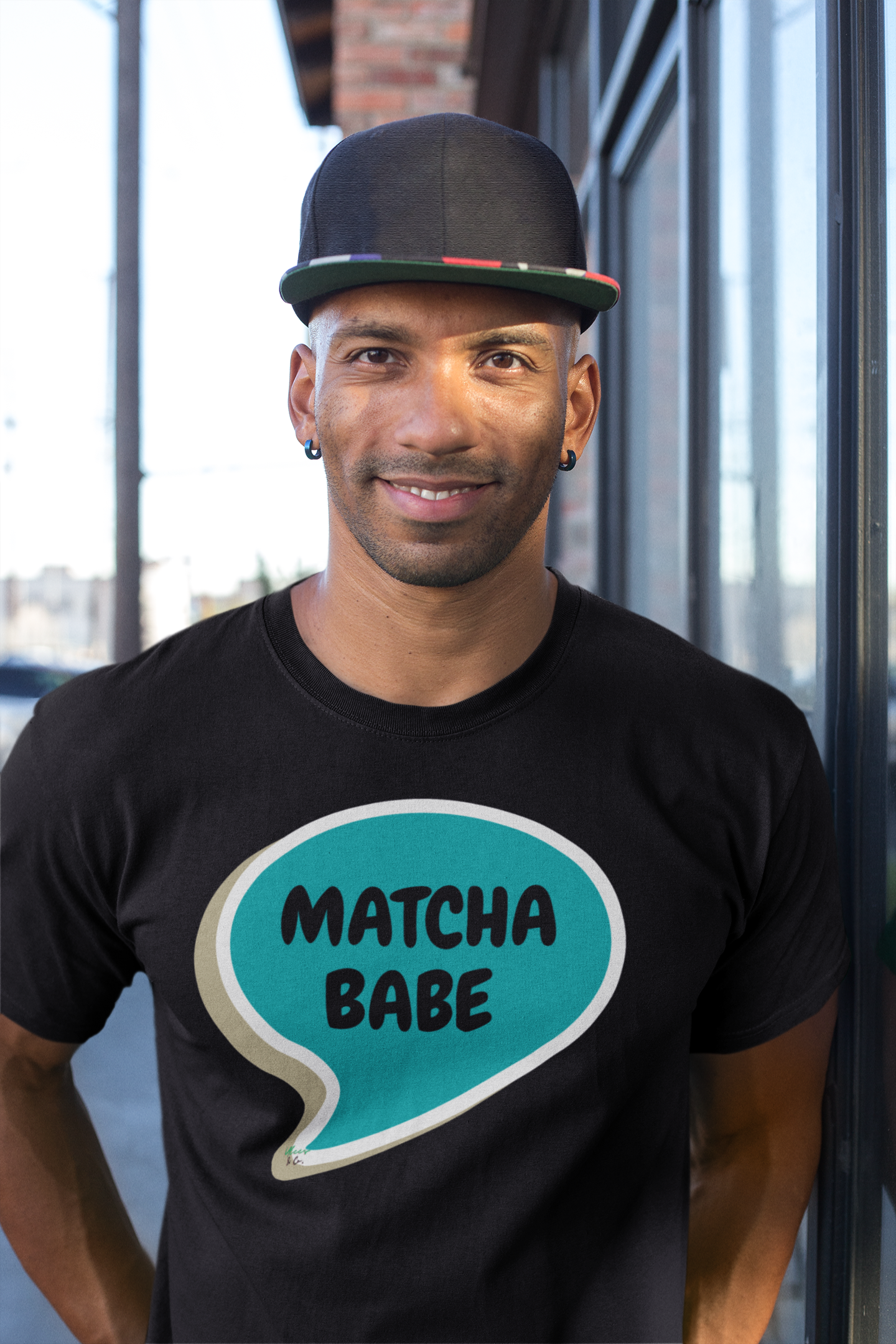 MATCHA BABE T-SHIRT COFFEE LOVERS TEES FOR MATCHA COFFEE DRINKER IN STREETWEAR FASHION UNIQUE GRAPHIC UNISEX T-SHIRT SPEECH BUBBLE BIRTHDAY GIFT FOR MATCHA CAFFEINE LOVER TEES FOR COFFEE GIFT UNIQUE GIFTS FOR WOMEN GIFT FOR MEN CLOTHING BRAND