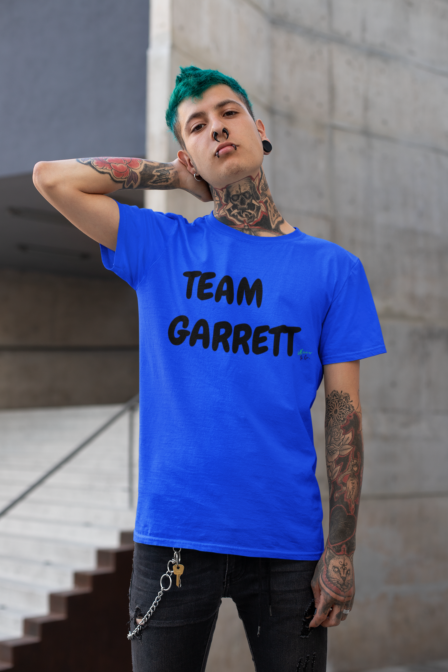 TEAM GARRETT T-SHIRT HOCKEY PLAYER UNIQUE GRAPHIC UNISEX TEXT ONLY DESIGN SHIRT STREETWEAR FASHION OFF CAMPUS TEES OFF CAMPUS SERIES FOR HOCKEY TEAM FANS T-SHIRT GARRETT GRAHAM CHARACTER TEES GIFTS FOR WOMEN