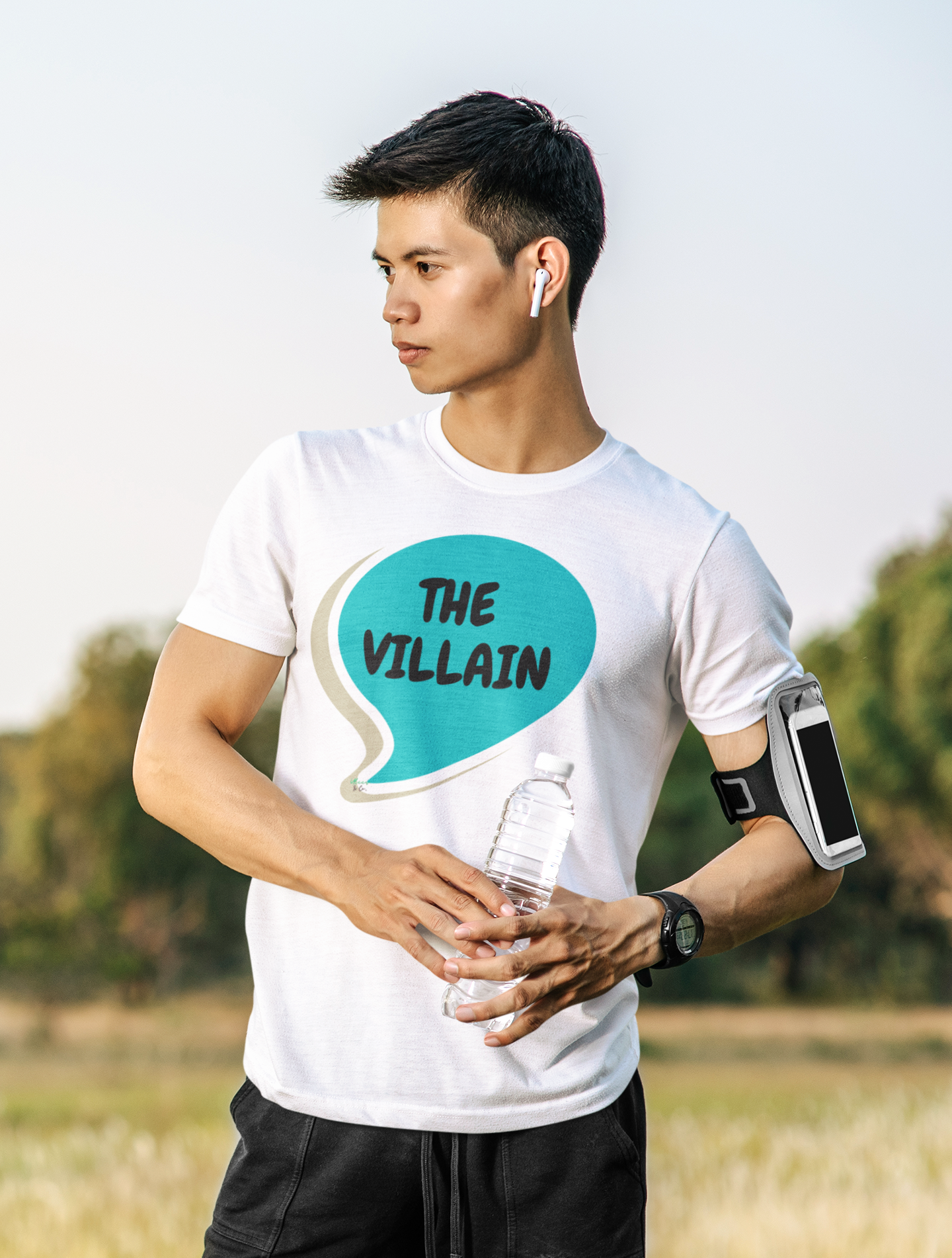 THE VILLAIN T-SHIRT UNIQUE GRAPHIC UNISEX SPEECH BUBBLE SHIRT CASUAL STREETWEAR FASHION FUNNY SAYINGS TEES SARCASTIC SAYINGS T-SHIRT HILARIOUS SHIRTS SARCASM TEES BIRTHDAY GIFTS FOR WOMEN GIFT FOR MEN CLOTHING BRAND