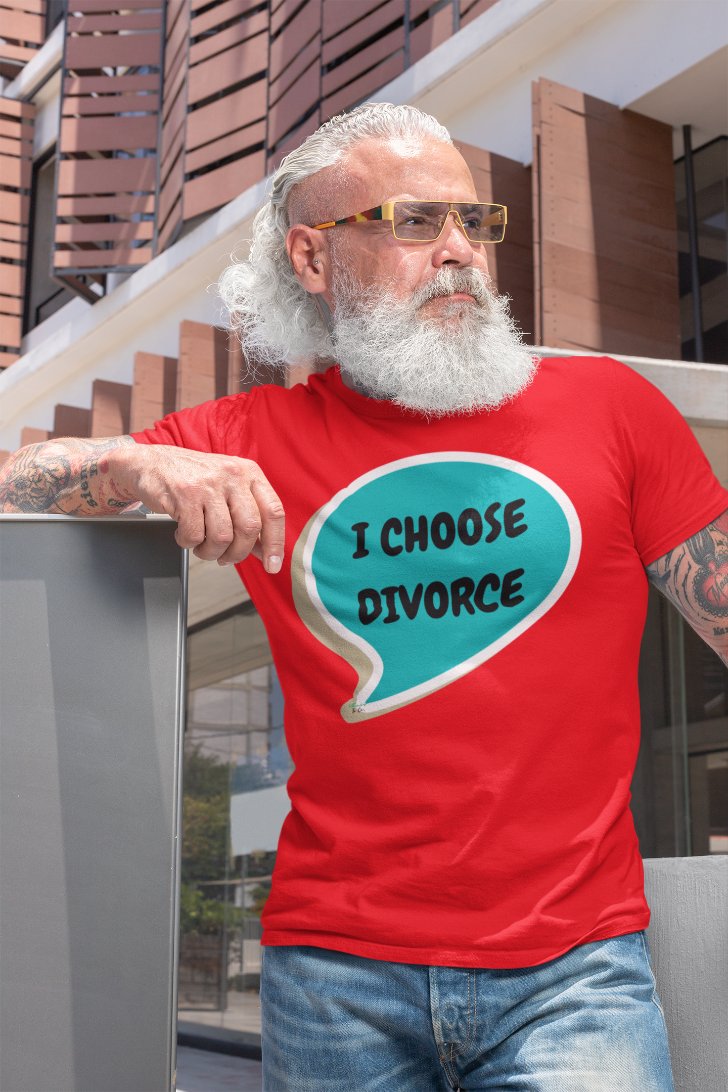 I CHOOSE DIVORCE T-SHIRT UNIQUE GRAPHIC UNISEX SPEECH BUBBLE SHIRT CASUAL STREETWEAR FASHION FUNNY SAYINGS TEES SARCASTIC SAYINGS T-SHIRT HILARIOUS SHIRTS SARCASM TEES BIRTHDAY GIFTS FOR WOMEN GIFT FOR MEN CLOTHING BRAND