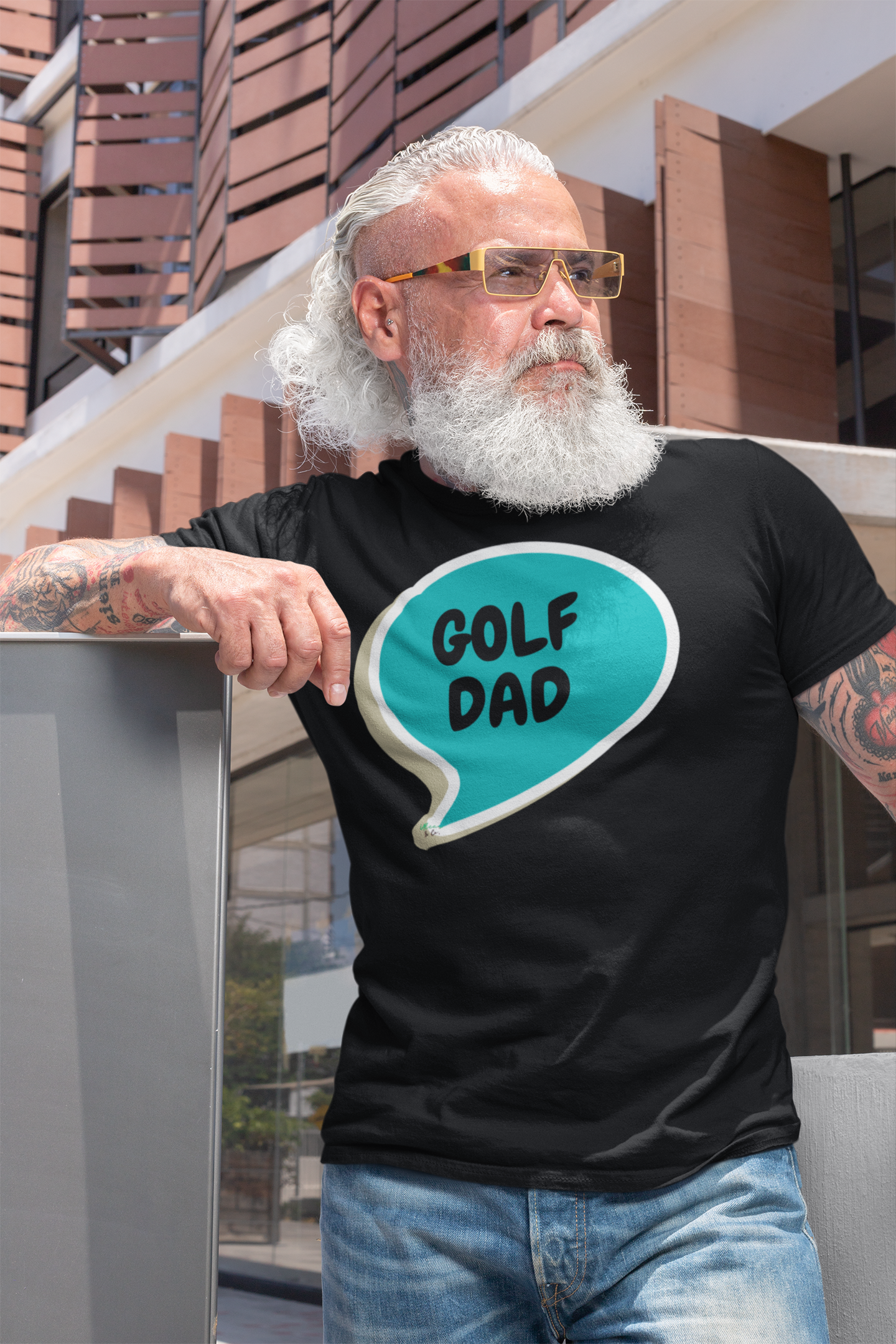 GOLF TSHIRT FOR DAD GOLF DAD TEE IN SPEECH BUBBLE GRAPHIC UNISEX T-SHIRT HUSBAND GIFT APPRECIATE DAD GIFT DAD BIRTHDAY GIFT FOR NEW DAD TEES GIFT FOR BONUS DAD GIFT TSHIRTS FOR FOR MEN