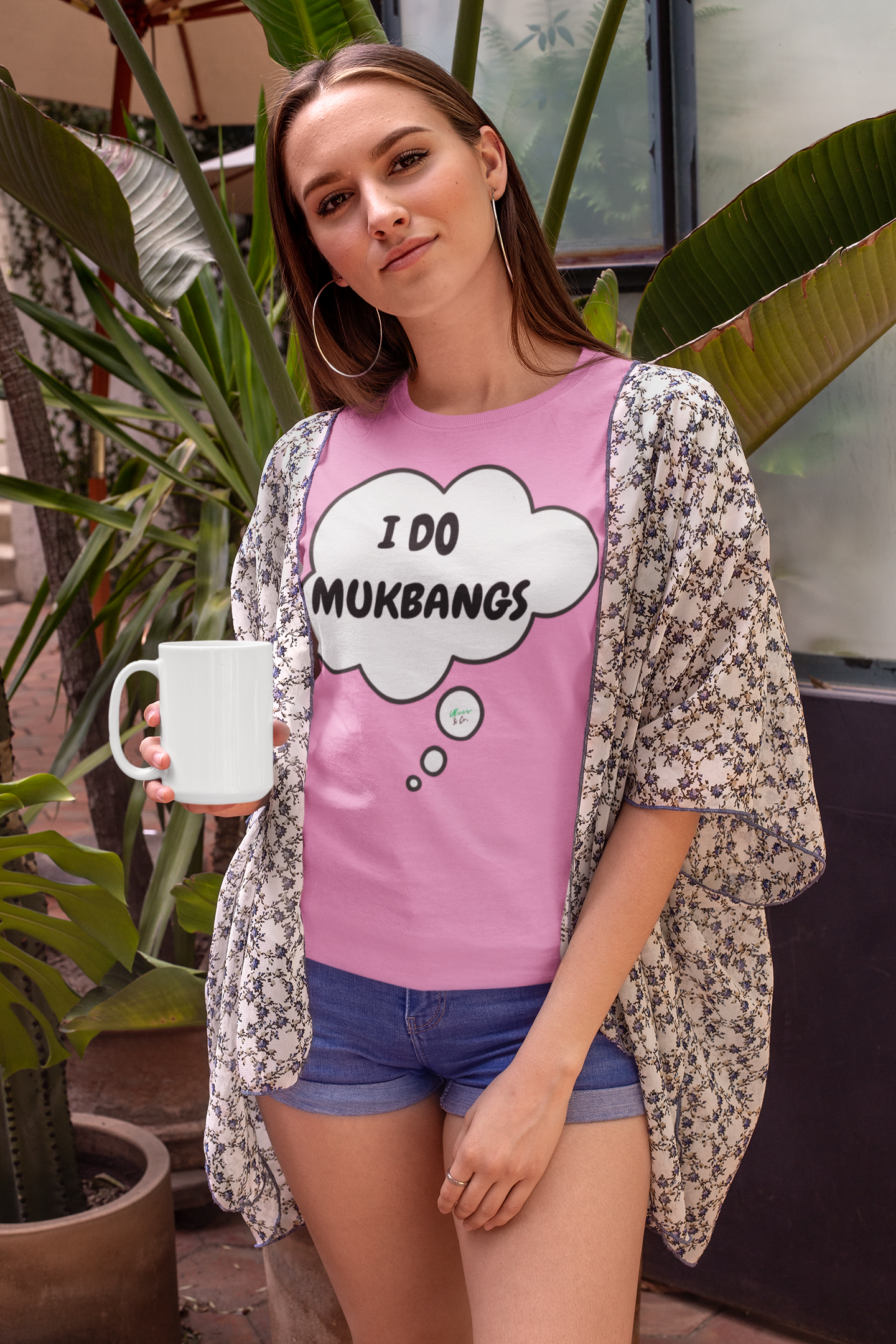 I DO MUCKBANGS T-SHIRT GRAPHIC UNISEX T-SHIRT UNIQUE GIFT SOCIAL MEDIA VIRAL TRENDS CUSTOM GIFT CUSTOM TSHIRT BIRTHDAY GIFT IN THOUGHT BUBBLE TRENDING MEME SHIRT FOR WOMEN SHIRT FOR MEN