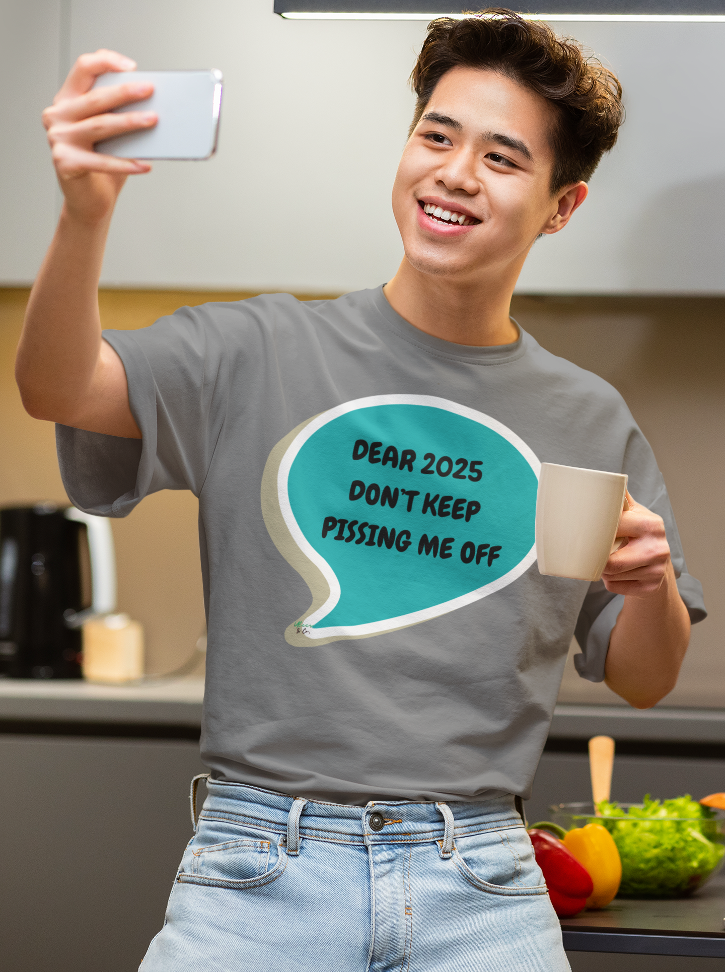DEAR 2025 DON'T KEEP PISSING ME OFF T-SHIRT IN SPEECH BUBBLE UNISEX TSHIRT FUNNY SAYINGS T SHIRT SARCASTIC SAYINGS T-SHIRT SARCASM TEES