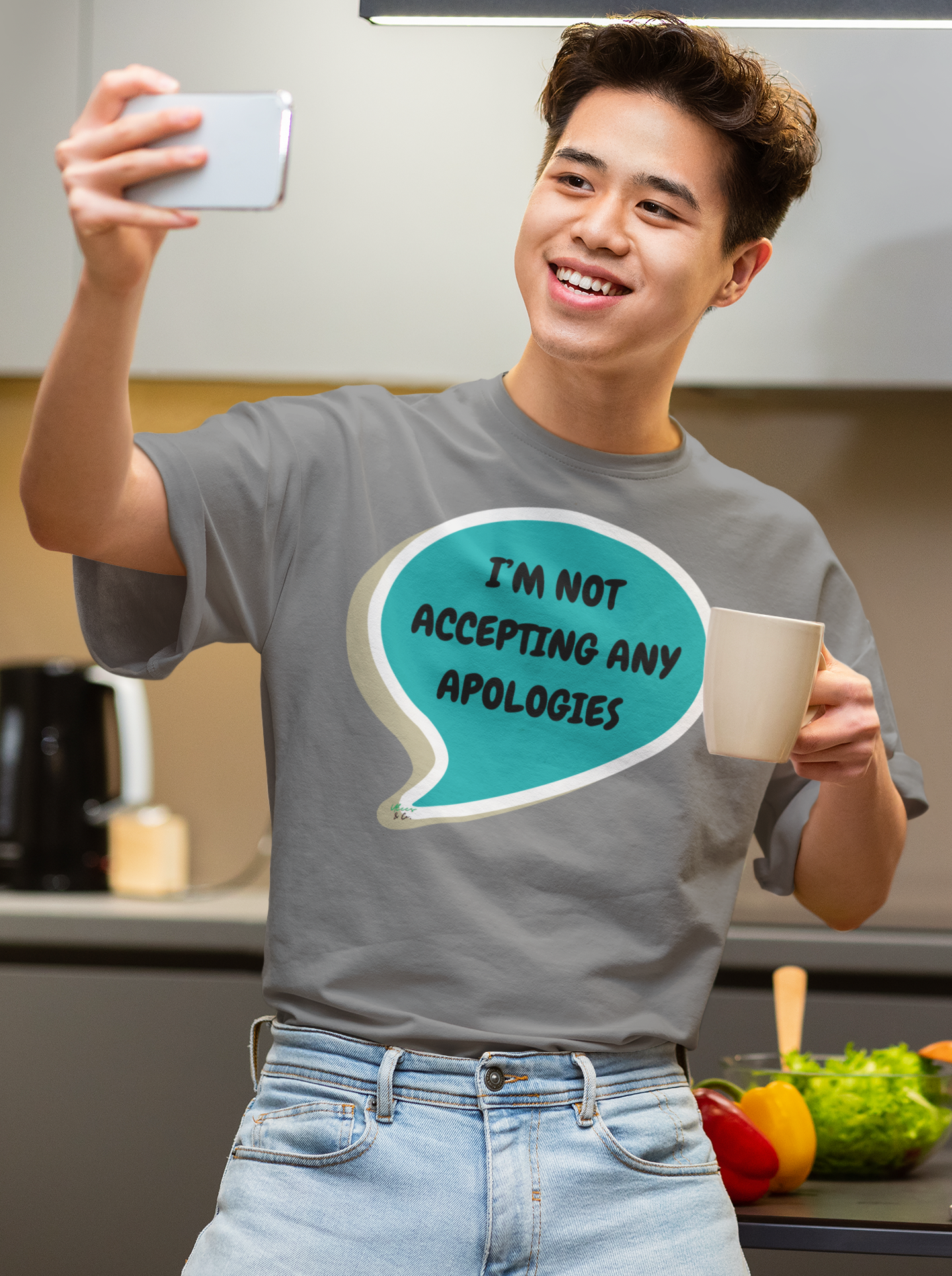 I'M NOT ACCEPTING ANY APOLOGIES T-SHIRT IN SPEECH BUBBLE UNISEX TSHIRT FUNNY SAYINGS T SHIRT SARCASTIC SAYINGS T-SHIRT SARCASM TEES