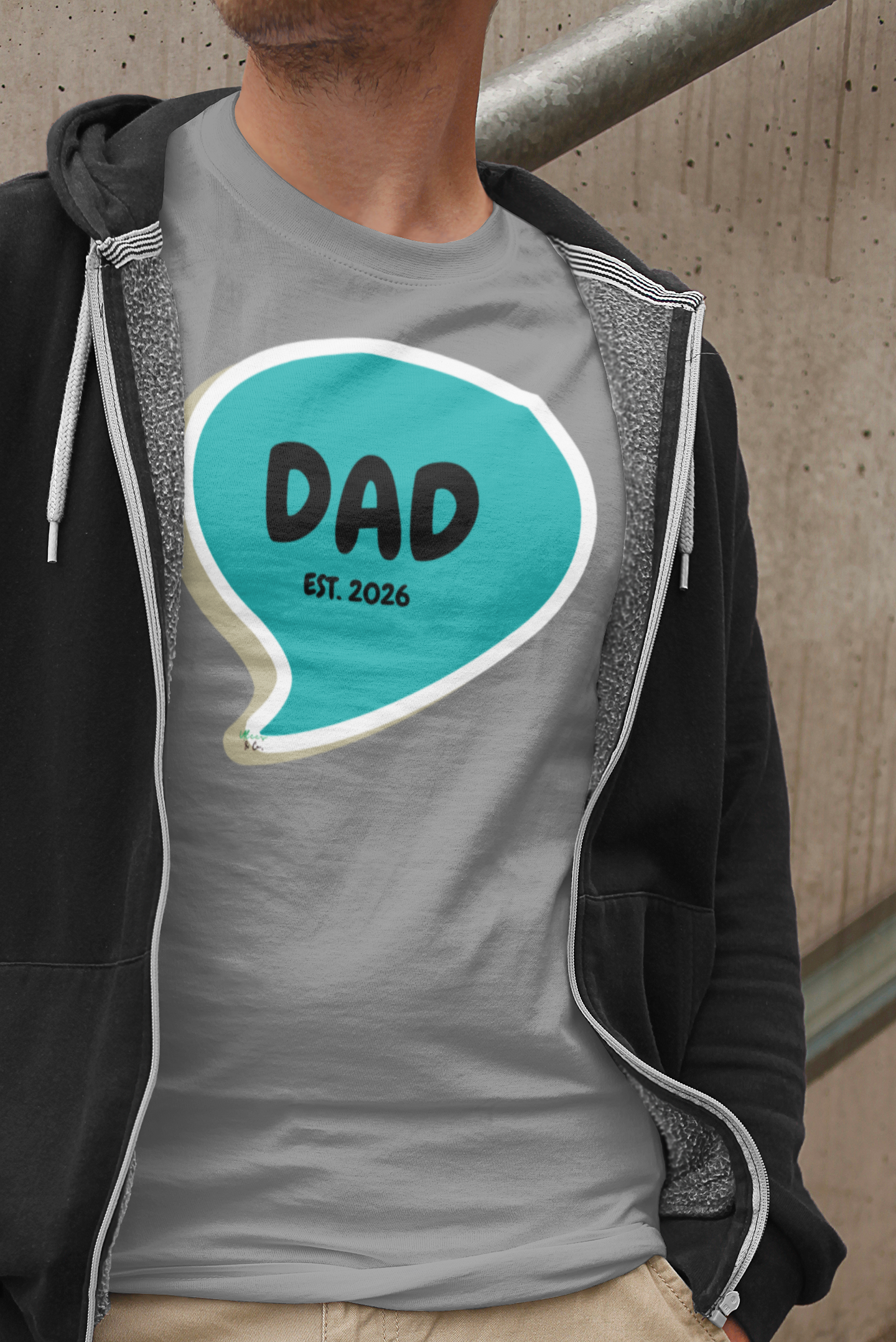 WHEN I BECAME A DAD T-SHIRT CUSTOMIZE UNIQUE GRAPHIC UNISEX T-SHIRT SPEECH BUBBLE CUSTOM SHIRT PERSONALIZED  FOR NEW DAD'S UNIQUE DAD GIFT FOR FIRST TIME DAD CUSTOM GIFT FOR FATHER'S DAY