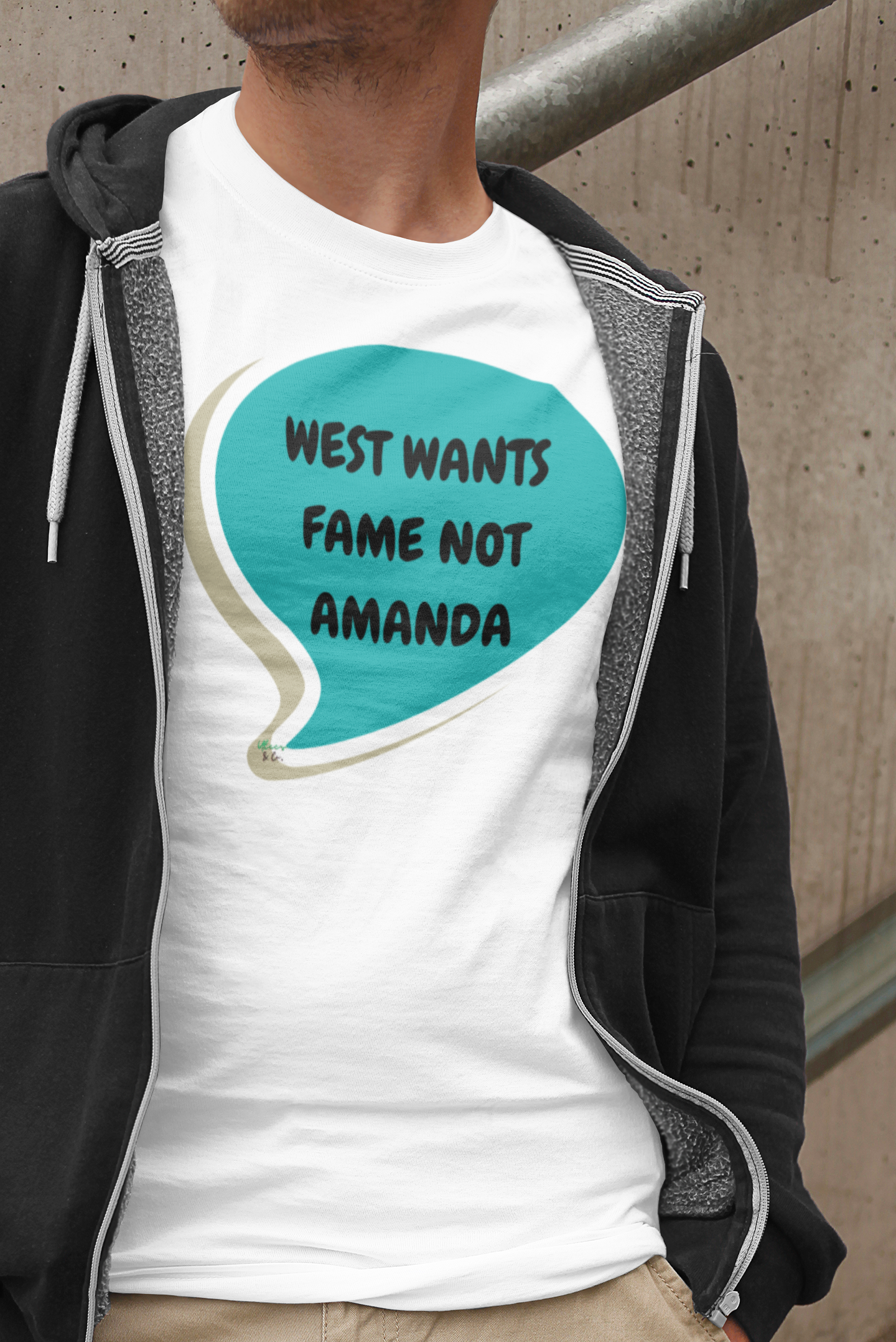 WEST WANTS FAME NOT AMANDA T-SHIRT SUMMER HOUSE INSPIRED TEES IN SUMMER BUBBLE BRAVO DRAMA TEE SHIRTS UNIQUE GRAPHIC UNISEX T-SHIRTS GIFT CIARA MILLER AMANDA BATULA WEST WILSON MEN GIFT FOR WOMEN CUSTOM SHIRTS