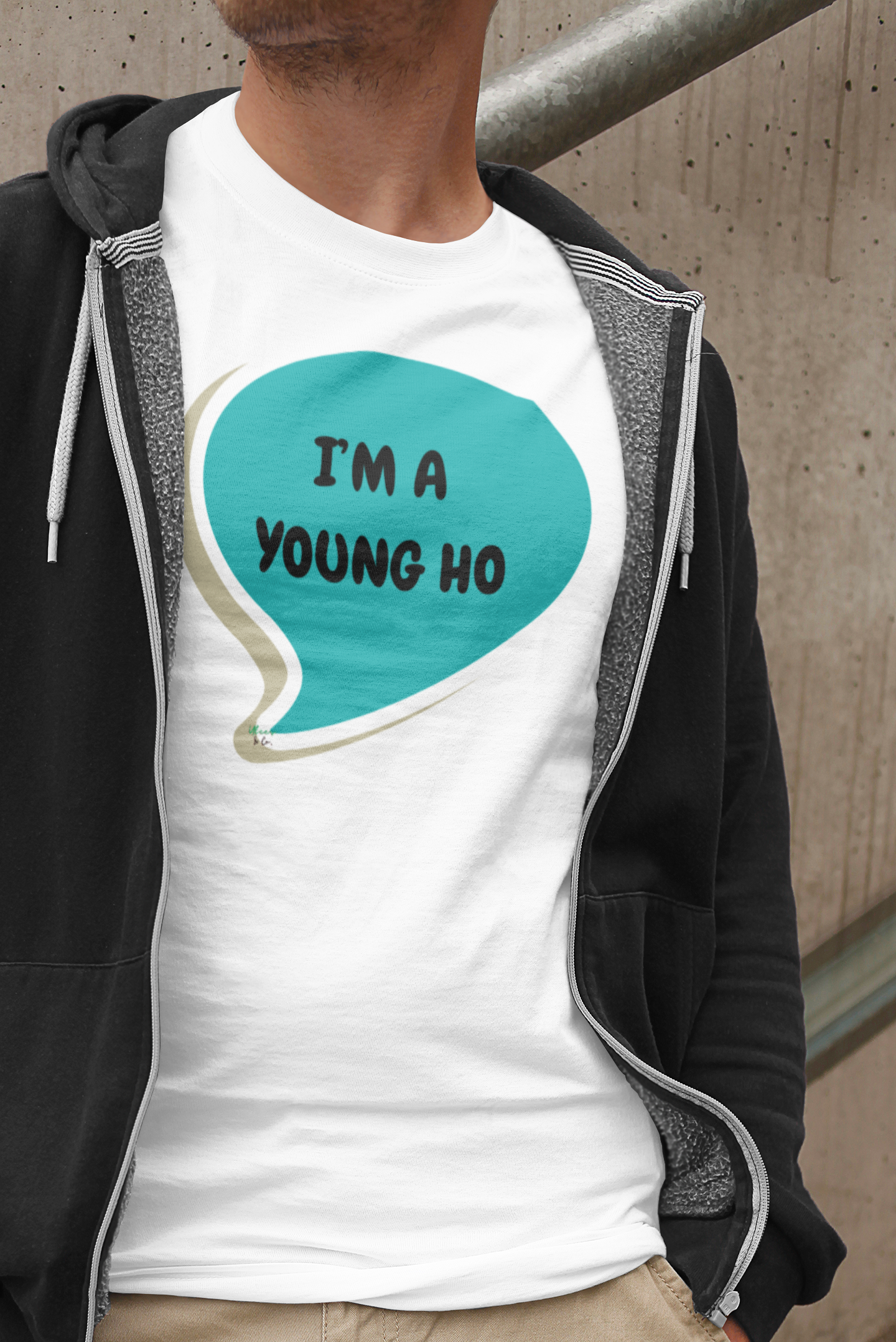 VIRAL TRENDS SHIRTS I'M A YOUNG HO T-SHIRT GRAPHIC UNISEX T-SHIRT UNIQUE GIFT CUSTOM GIFT CUSTOM TSHIRT BIRTHDAY GIFT IN SPEECH BUBBLE TRENDING MEME SHIRT FOR WOMEN SHIRT FOR MEN