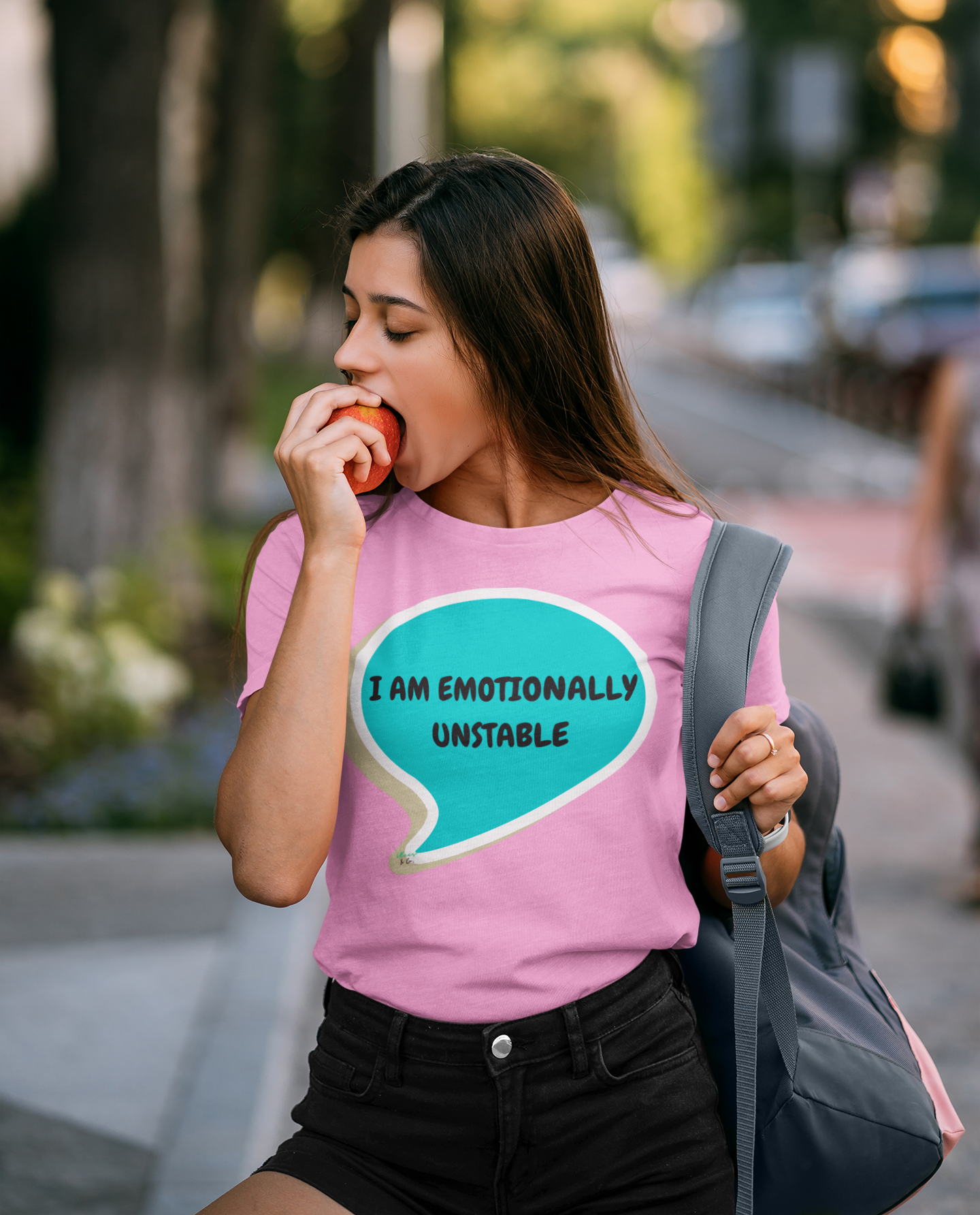 I AM EMOTIONALLY UNSTABLE T-SHIRT IN SPEECH BUBBLE UNISEX TSHIRT FUNNY SAYINGS T SHIRT SARCASTIC SAYINGS T-SHIRT SARCASM TEES