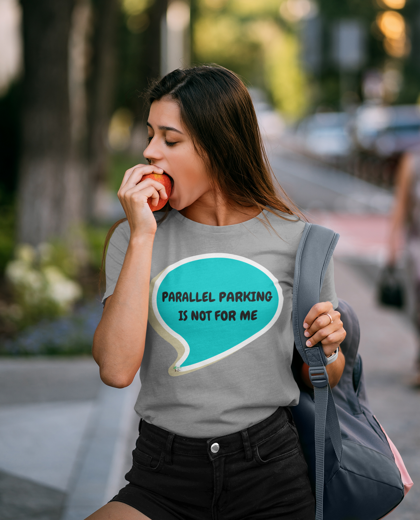 PARALLEL PARKING IS NOT FOR ME T-SHIRT IN SPEECH BUBBLE UNISEX TSHIRT FUNNY SAYINGS T SHIRT SARCASTIC SAYINGS T-SHIRT SARCASM TEES