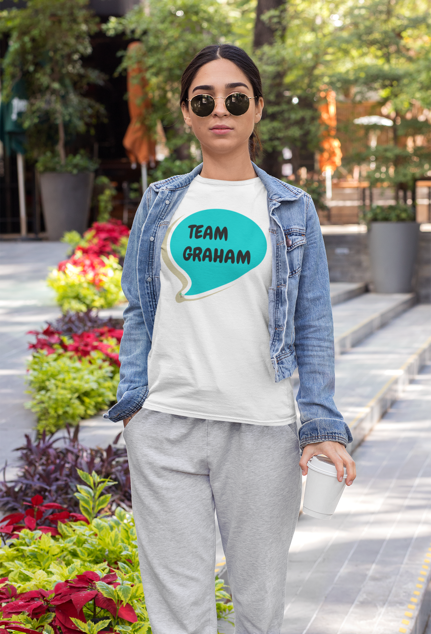TEAM GRAHAM  T-SHIRT HOCKEY PLAYER CASUAL UNIQUE GRAPHIC UNISEX SPEECH BUBBLE SHIRT STREETWEAR FASHION OFF CAMPUS TEES OFF CAMPUS SERIES HOCKEY TEAM TEES BIRTHDAY GIFTS FOR WOMEN GIFT FOR MEN
