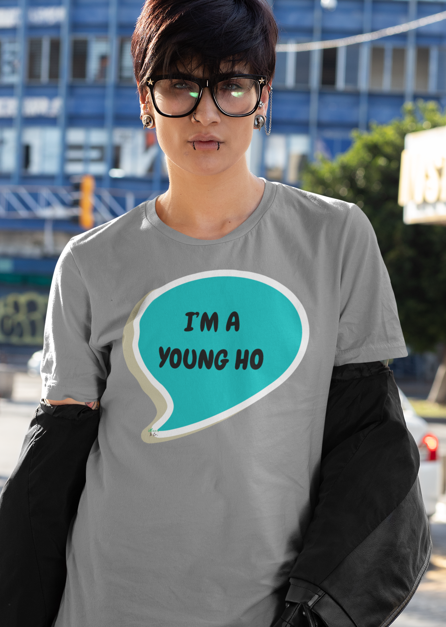 VIRAL TRENDS SHIRTS I'M A YOUNG HO T-SHIRT GRAPHIC UNISEX T-SHIRT UNIQUE GIFT CUSTOM GIFT CUSTOM TSHIRT BIRTHDAY GIFT IN SPEECH BUBBLE TRENDING MEME SHIRT FOR WOMEN SHIRT FOR MEN