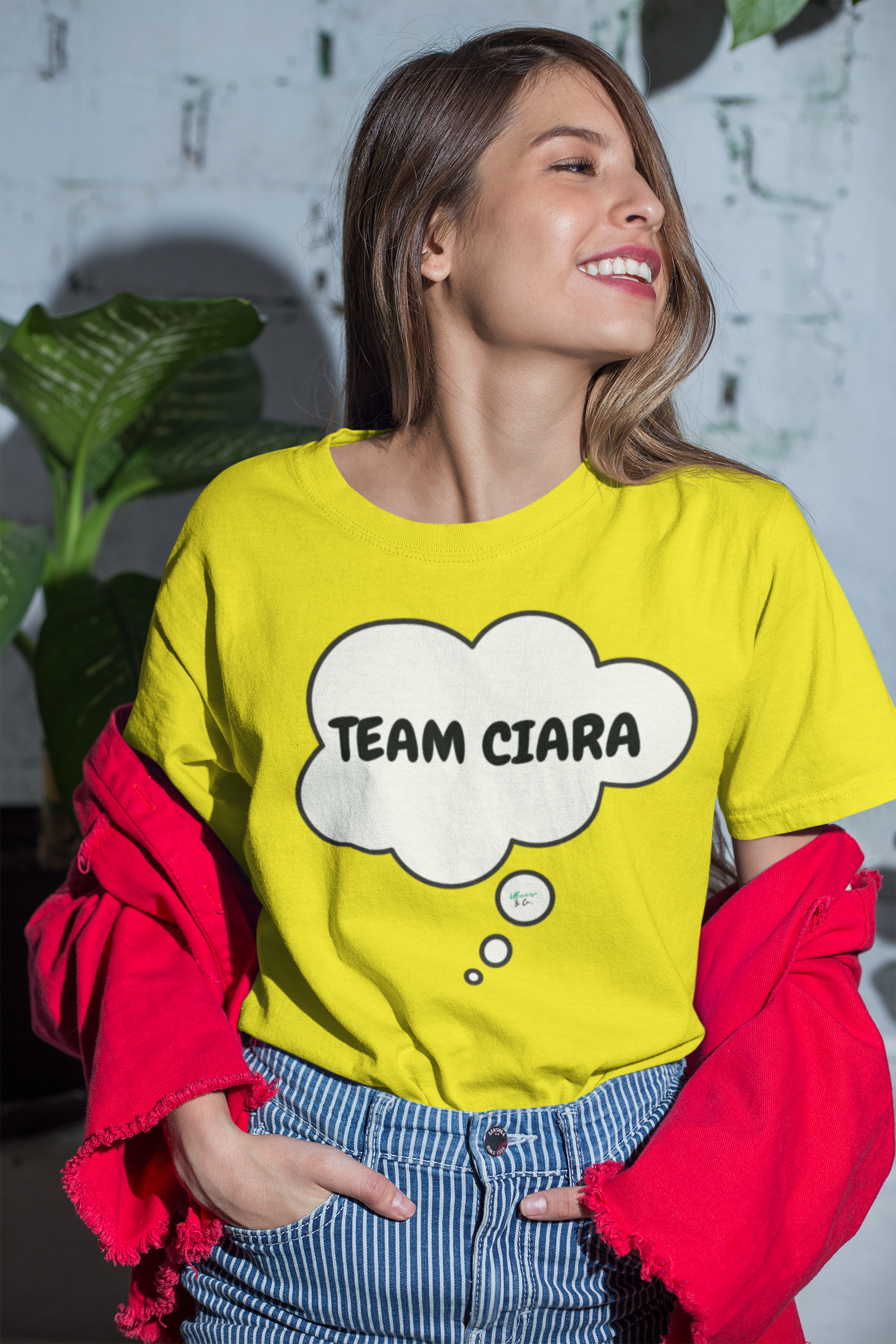TEAM CIARA SHIRT SUMMER HOUSE DRAMA T-SHIRTS UNIQUE GIFT IN THOUGHT BUBBLE GRAPHIC UNISEX T-SHIRT CIARA FROM SUMMER HOUSE GIFT FOR MEN GIFT FOR WOMEN CUSTOM GIFT