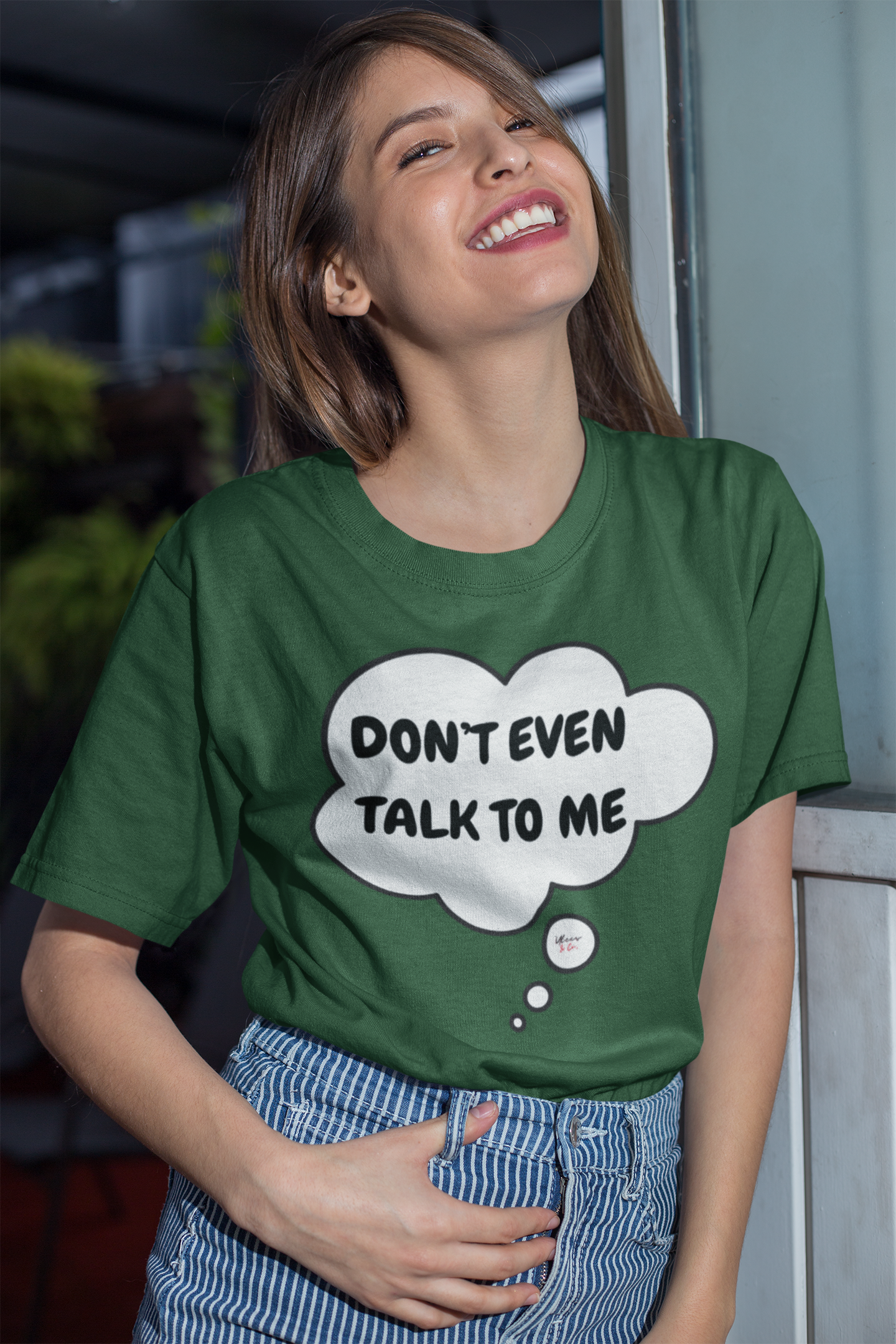 DON'T EVEN TALK TO ME T-SHIRT IN THOUGHT BUBBLE UNISEX TSHIRT GIFT FUNNY SAYINGS T SHIRT SARCASTIC SAYINGS T-SHIRT