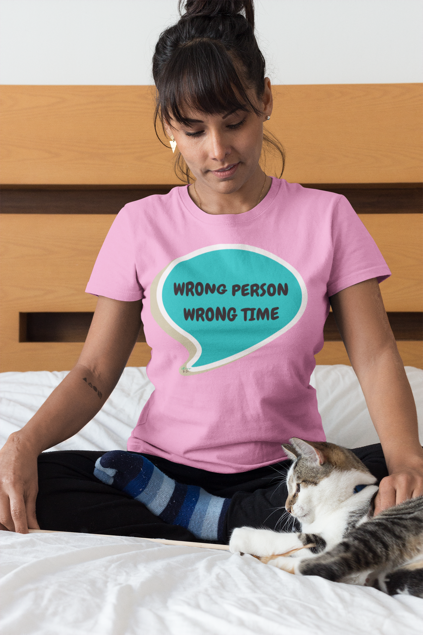 WRONG PERSON WRONG TIME T-SHIRT IN BBUBBLE UNISEX TSHIRT FUNNY SAYINGS T SHIRT SARCASTIC SAYINGS T-SHIRT SARCASM TEES GIFTS FOR WOMEN GIFT FOR MEN
